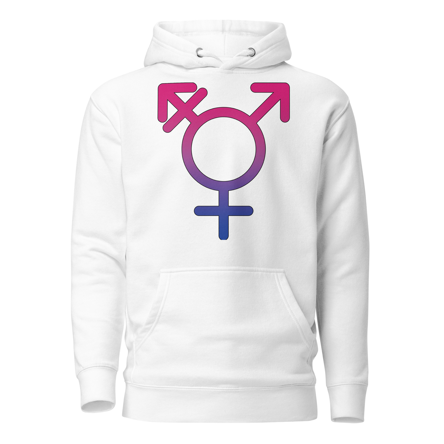 Transgender Symbol - Bisexual Pride Unisex Hoodie