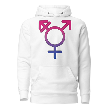 Transgender Symbol - Bisexual Pride Unisex Hoodie