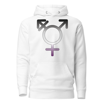 Transgender Symbol - Asexual/Demisexual Pride Unisex Hoodie