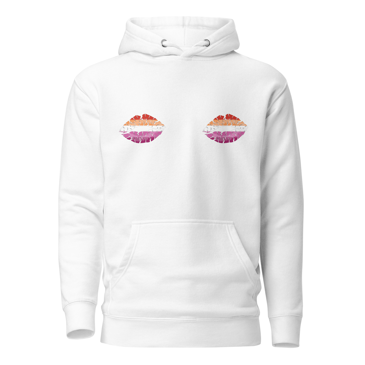 Lesbian Boob Kisses Unisex Hoodie