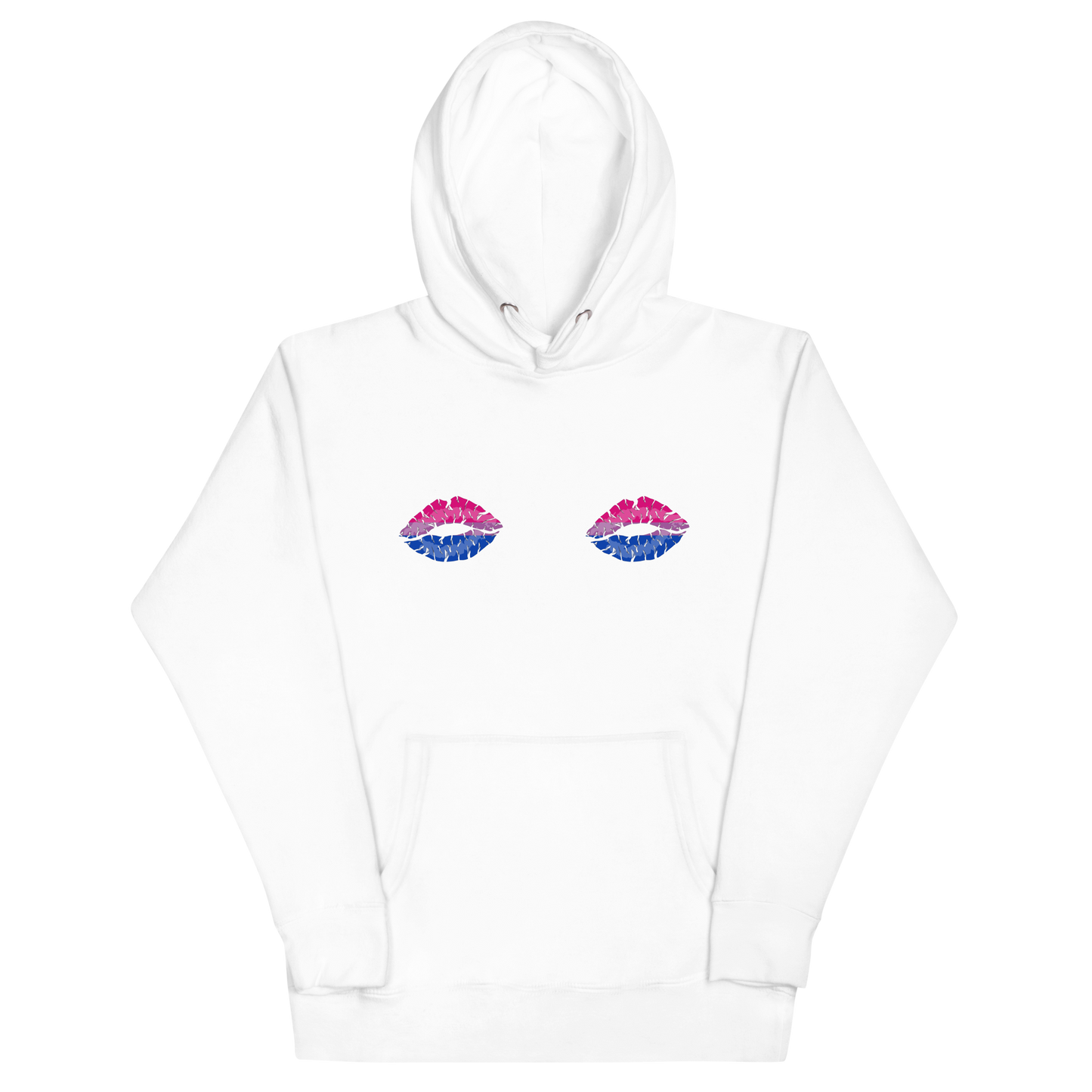 Bi Boob Kisses Unisex Hoodie