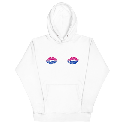 Bi Boob Kisses Unisex Hoodie