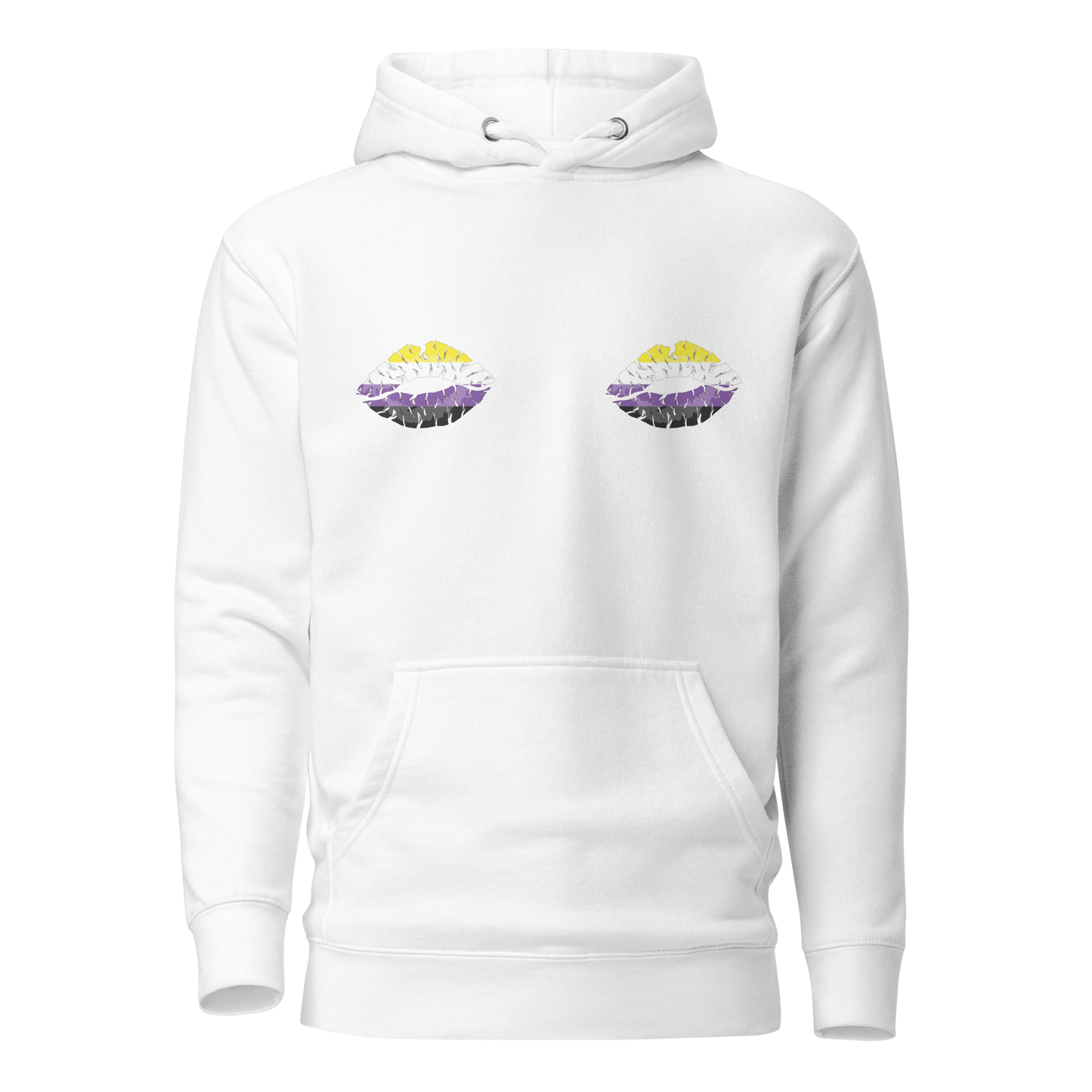 Enby Boob Kisses Unisex Hoodie