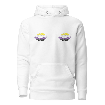 Enby Boob Kisses Unisex Hoodie