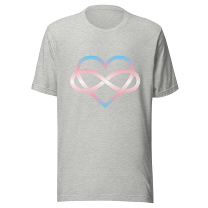 Polyamory Infinity Heart - Trans Unisex t-shirt