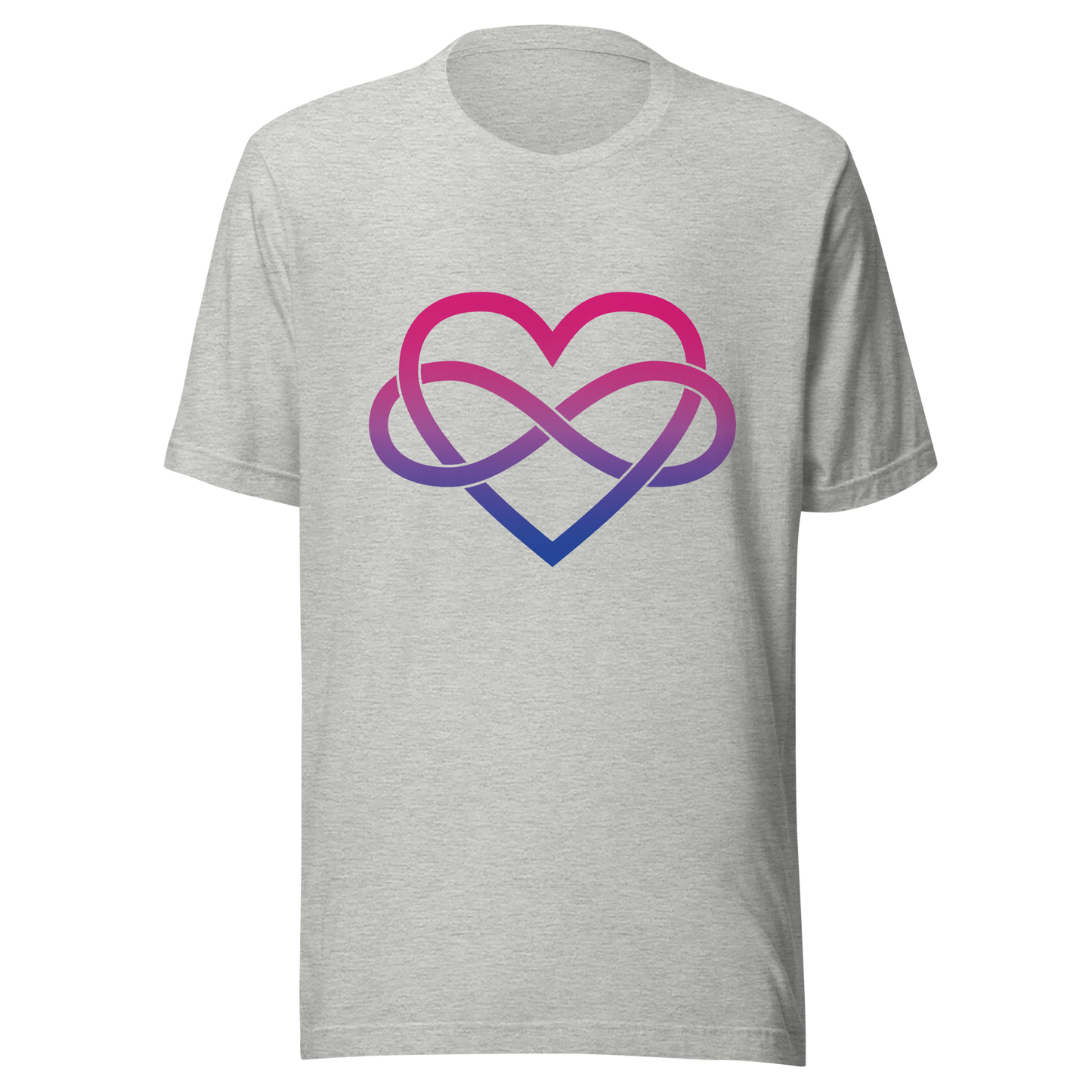 Polyamory Infinity Heart - Bisexual Unisex t-shirt