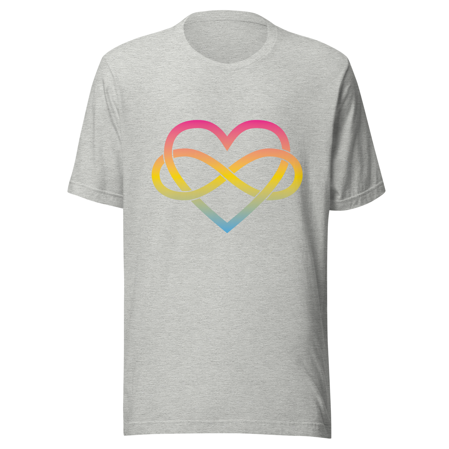 Polyamory Infinity Heart - Pansexual Unisex t-shirt