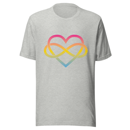 Polyamory Infinity Heart - Pansexual Unisex t-shirt