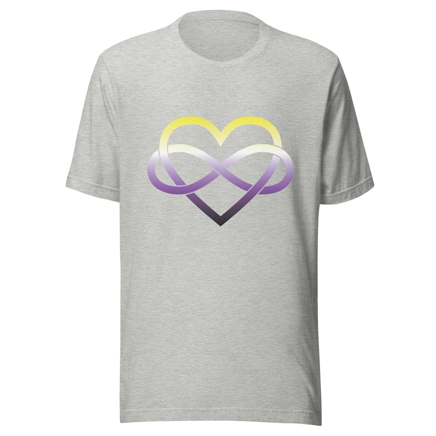 Polyamory Infinity Heart - Non-binary Unisex t-shirt