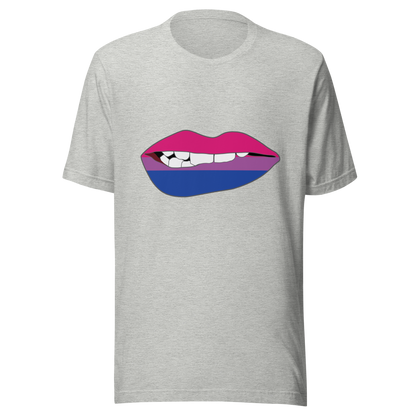 Biting Lips - Bisexual Flag Unisex t-shirt