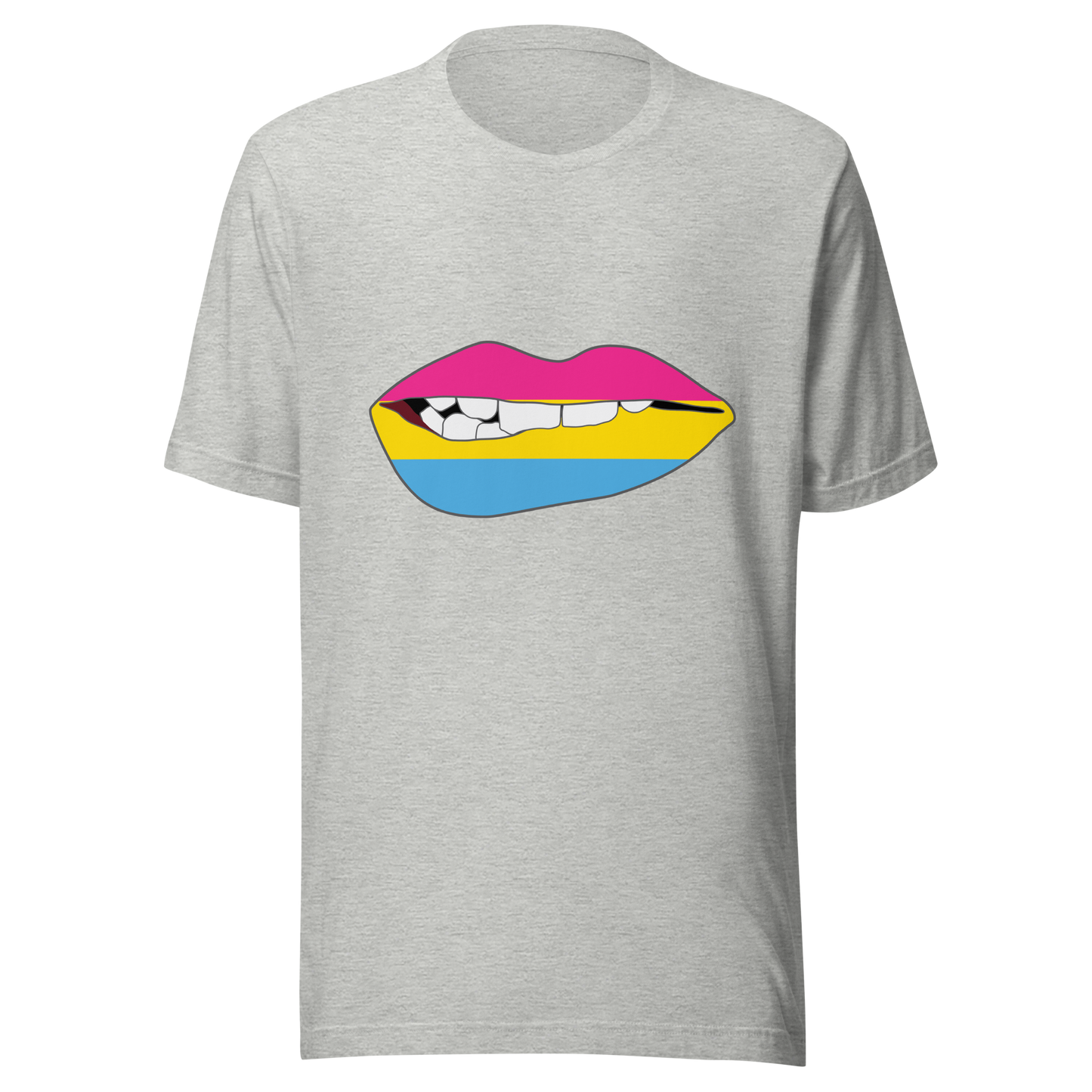 Biting Lips - Pansexual Flag Unisex t-shirt