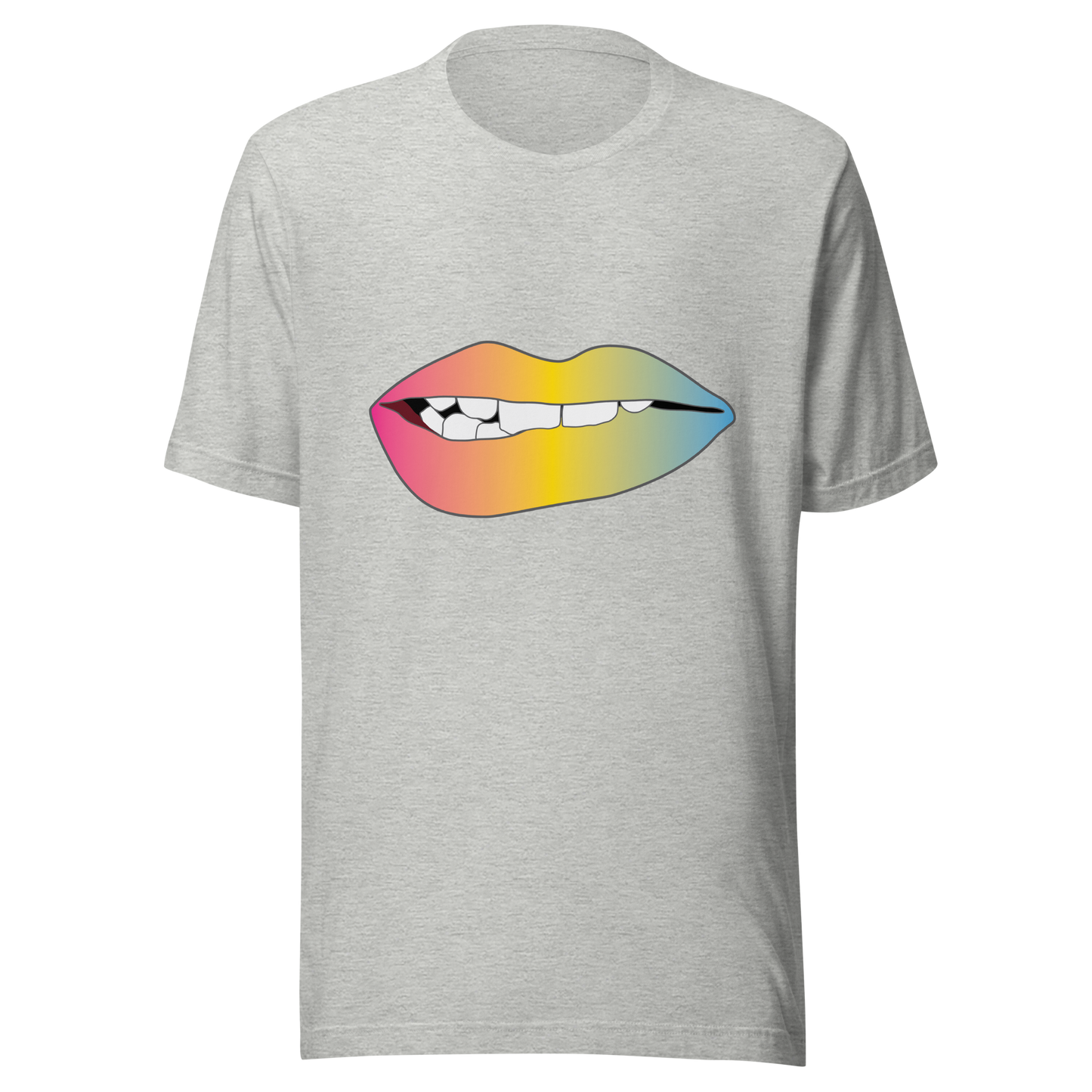 Biting Lips - Pansexual Pride - Gradient Unisex t-shirt