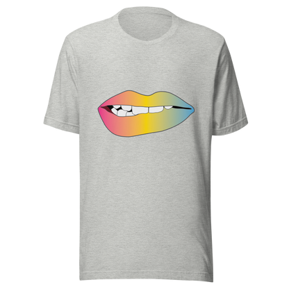 Biting Lips - Pansexual Pride - Gradient Unisex t-shirt