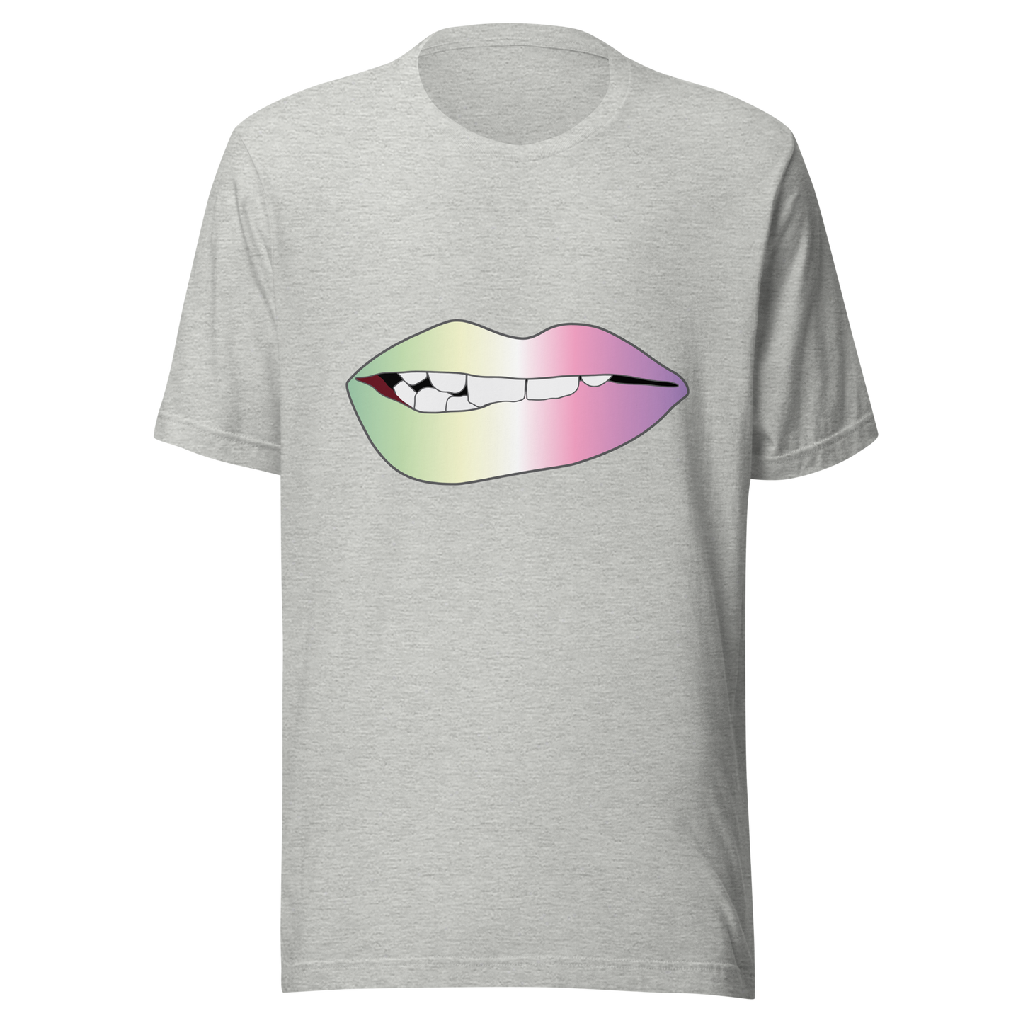 Biting Lips - Genderfae Pride - Gradient Unisex t-shirt