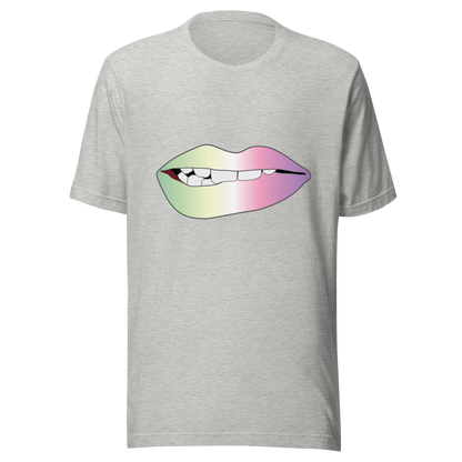 Biting Lips - Genderfae Pride - Gradient Unisex t-shirt