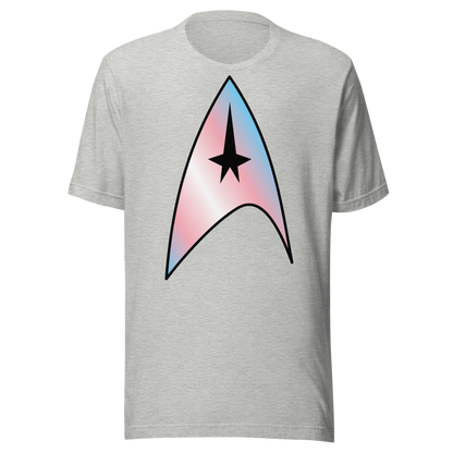 Starfleet Insignia - Trans Pride Unisex t-shirt