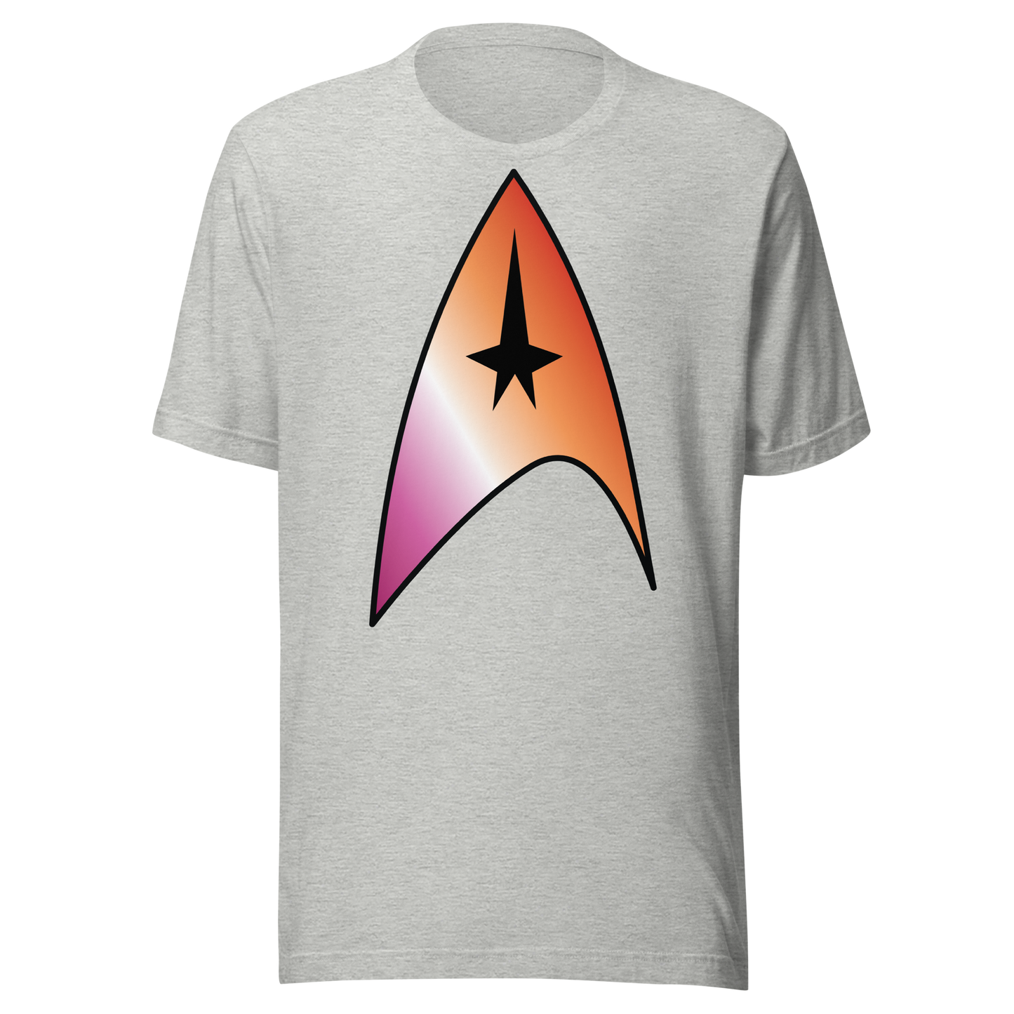 Starfleet Insignia - Lesbian Pride Unisex t-shirt