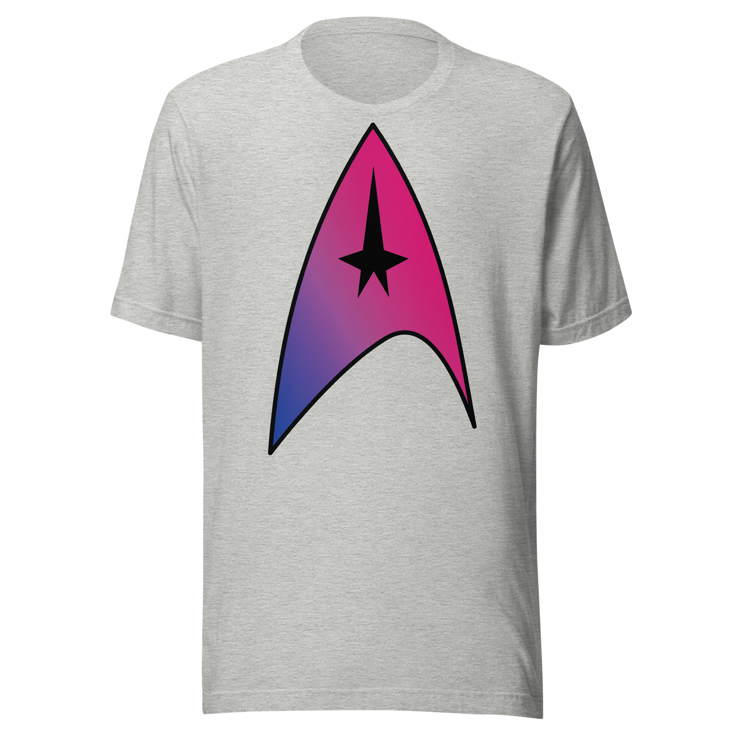 Starfleet Insignia - Bisexual Pride Unisex t-shirt