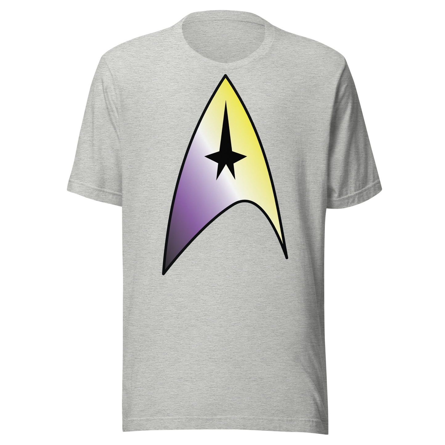 Starfleet Insignia - Non-binary Pride Unisex t-shirt