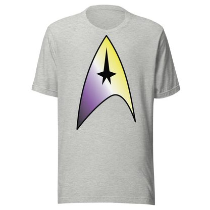 Starfleet Insignia - Non-binary Pride Unisex t-shirt