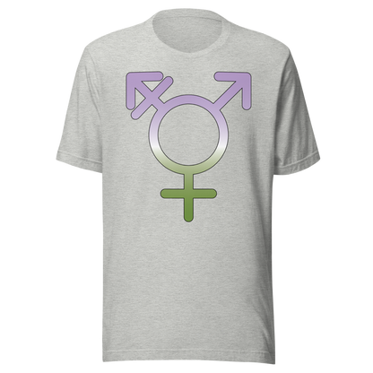 Transgender Symbol - Genderqueer Pride Unisex t-shirt