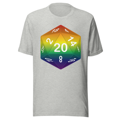 Pride Dice - Rainbow Unisex t-shirt