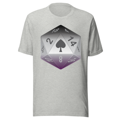 Pride Dice - Asexual Unisex t-shirt