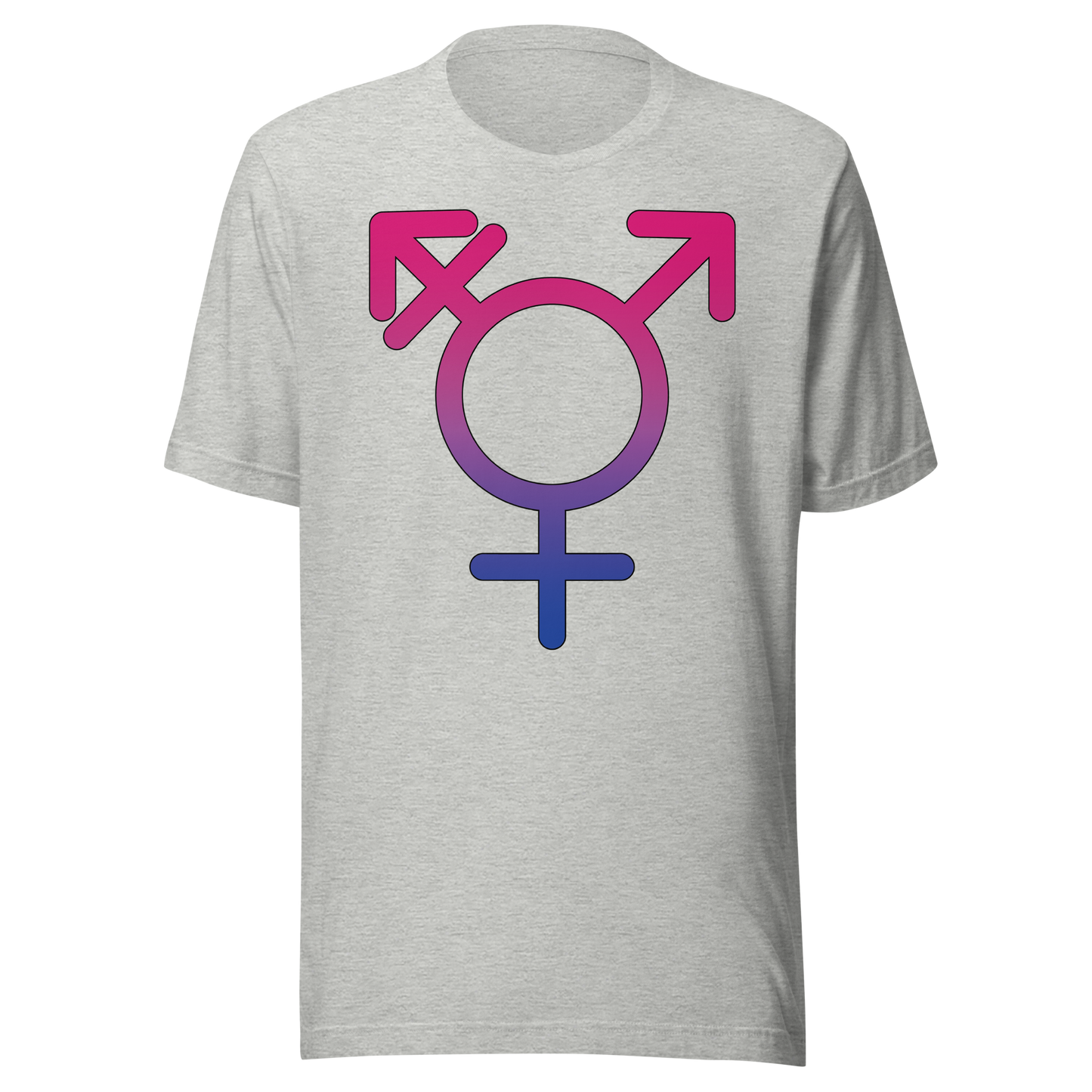 Transgender Symbol - Bisexual Pride Unisex t-shirt