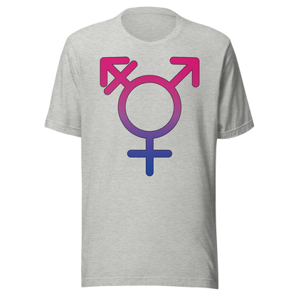 Transgender Symbol - Bisexual Pride Unisex t-shirt