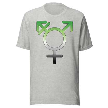 Transgender Symbol - Aromantic Pride Unisex t-shirt