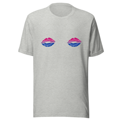 Bi Boob Kisses Unisex t-shirt