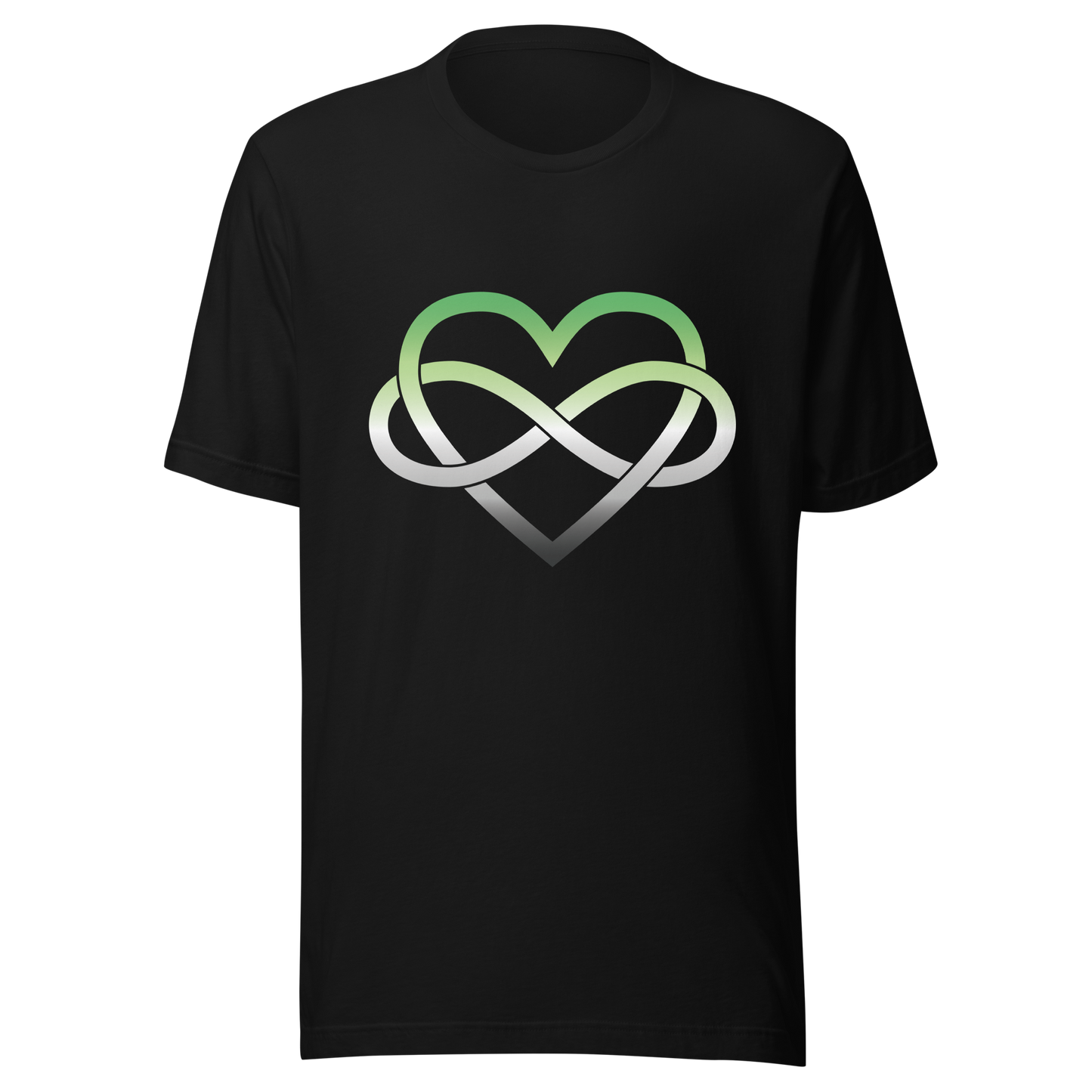 Polyamory Infinity Heart - Aromantic Unisex t-shirt