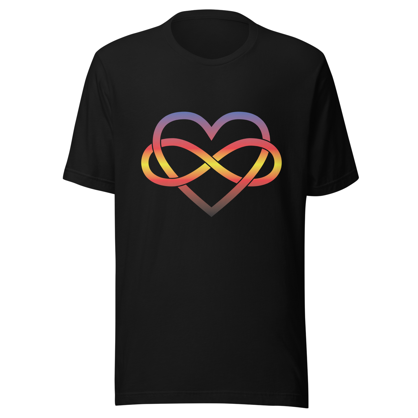 Polyamory Infinity Heart - Polyamory Unisex t-shirt