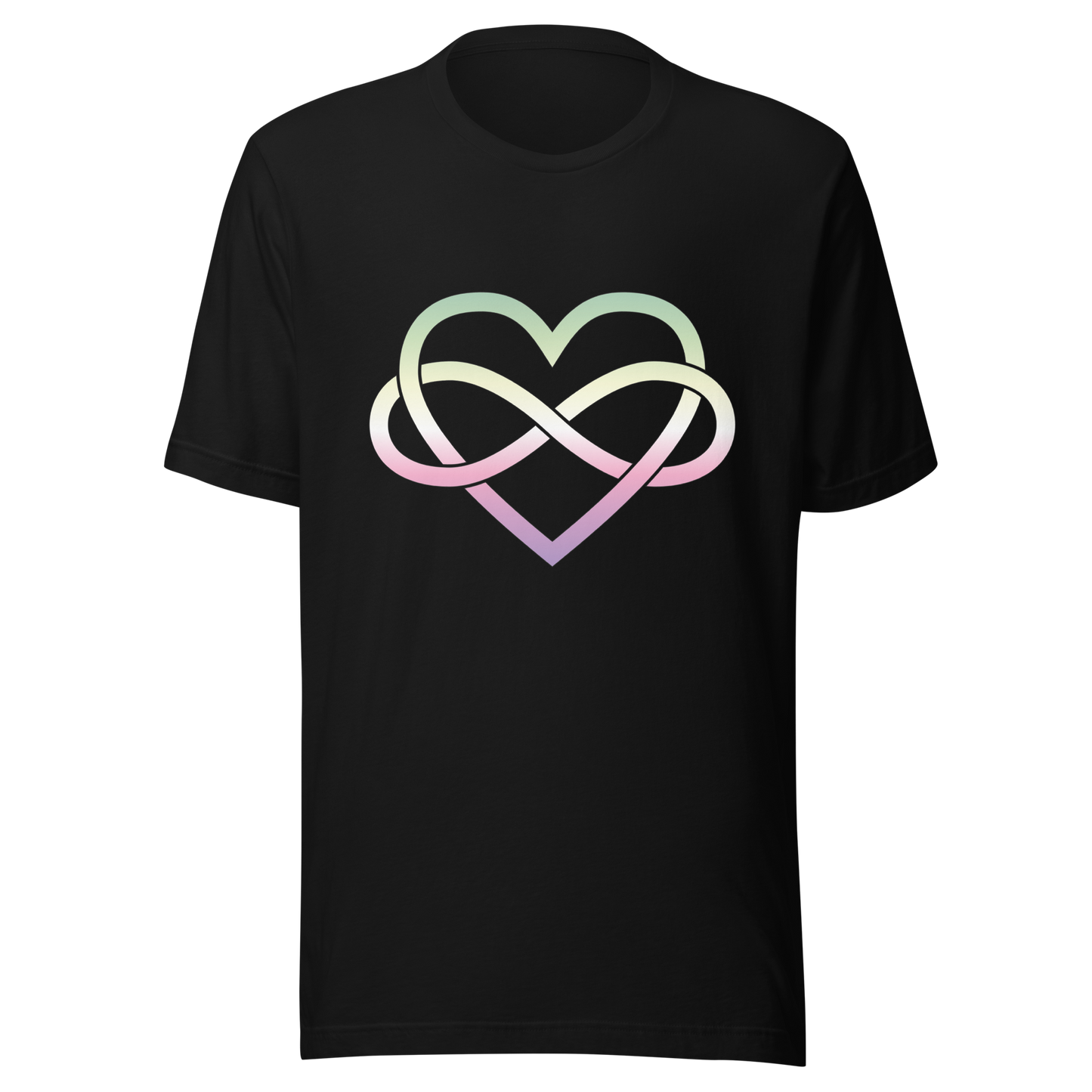 Polyamory Infinity Heart - Genderfae Unisex t-shirt