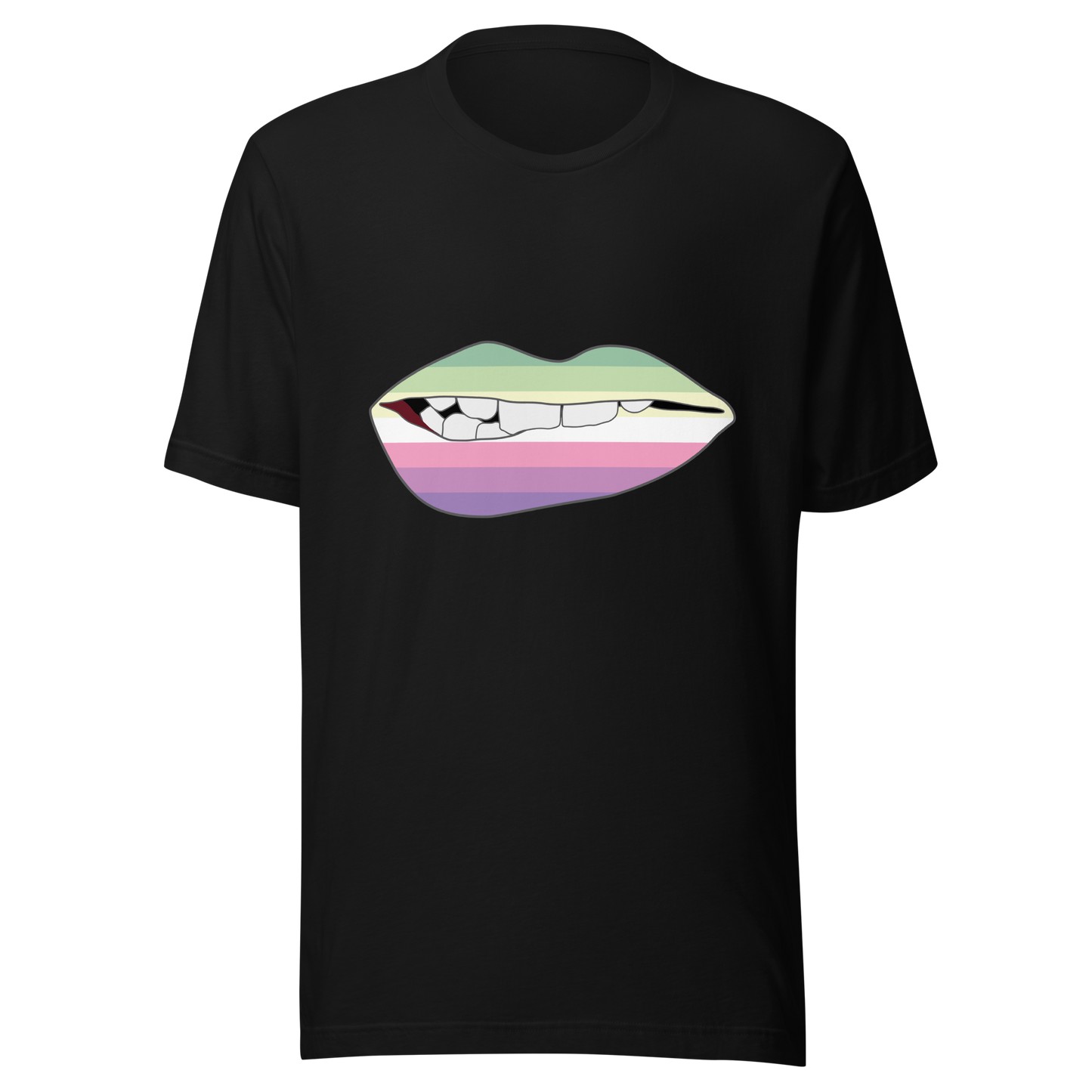 Biting Lips - Genderfae Flag Unisex t-shirt