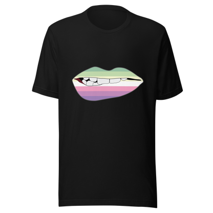 Biting Lips - Genderfae Flag Unisex t-shirt