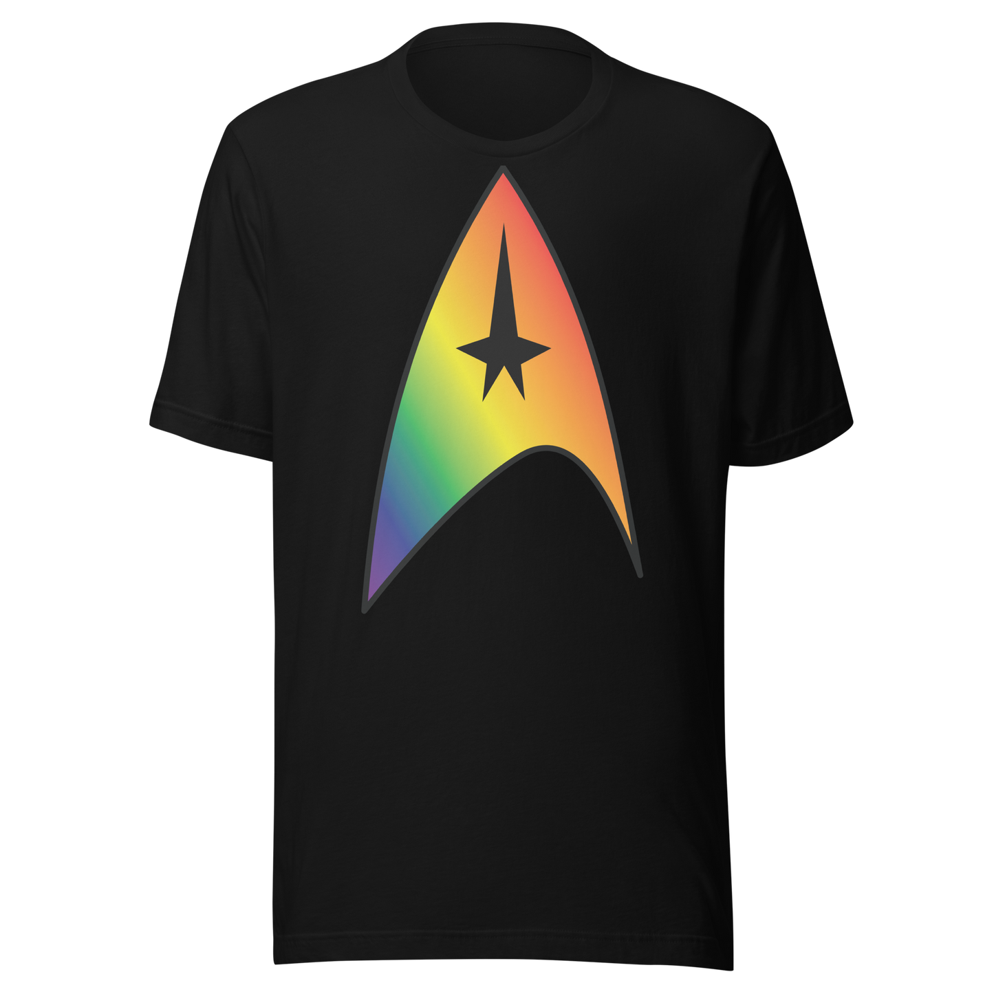 Starfleet Insignia - Rainbow Pride Unisex t-shirt