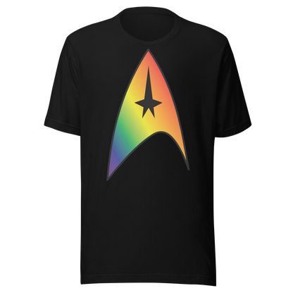 Starfleet Insignia - Rainbow Pride Unisex t-shirt