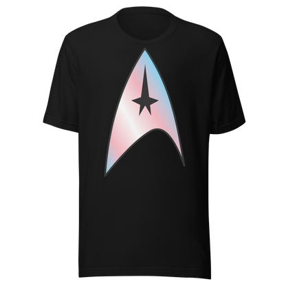 Starfleet Insignia - Trans Pride Unisex t-shirt