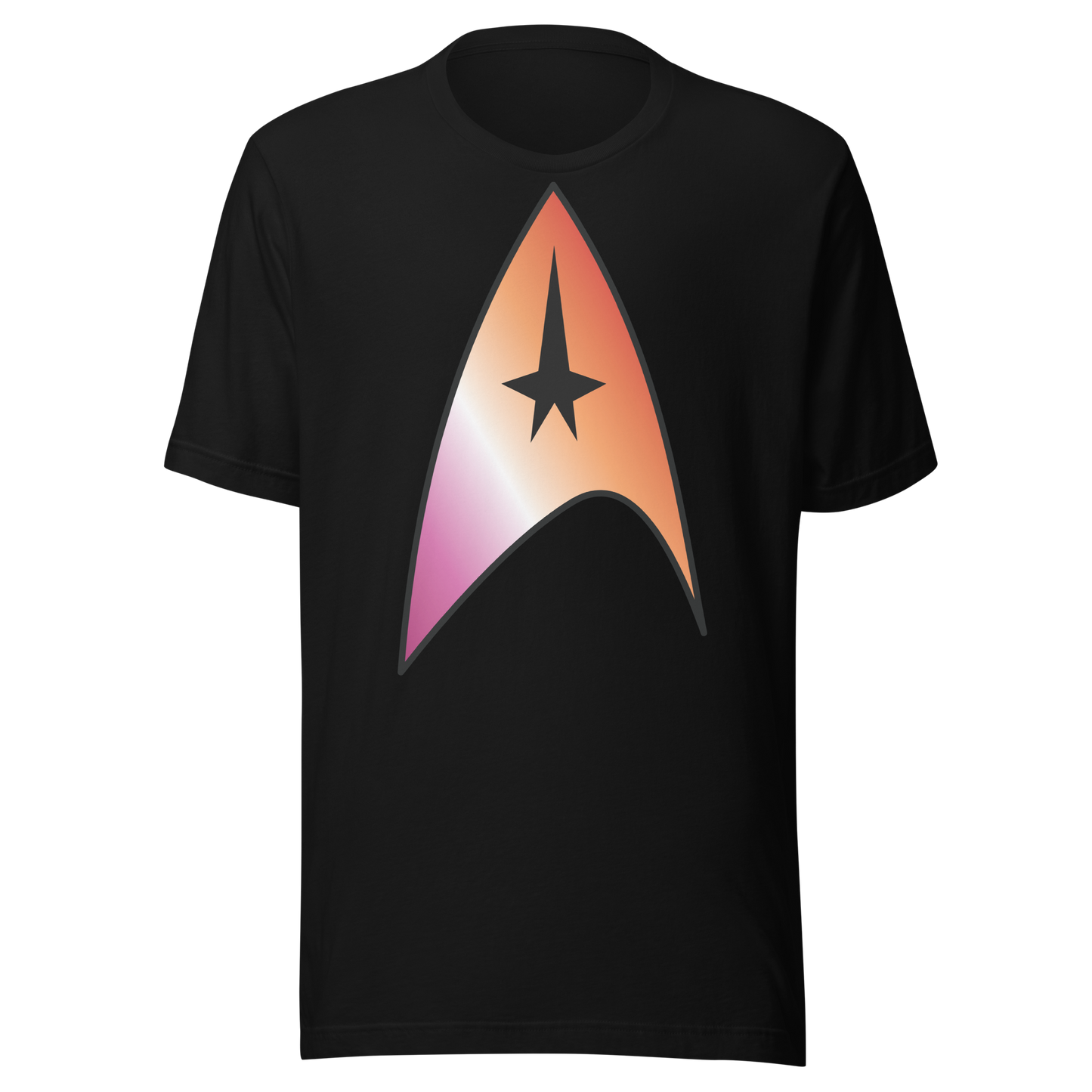 Starfleet Insignia - Lesbian Pride Unisex t-shirt