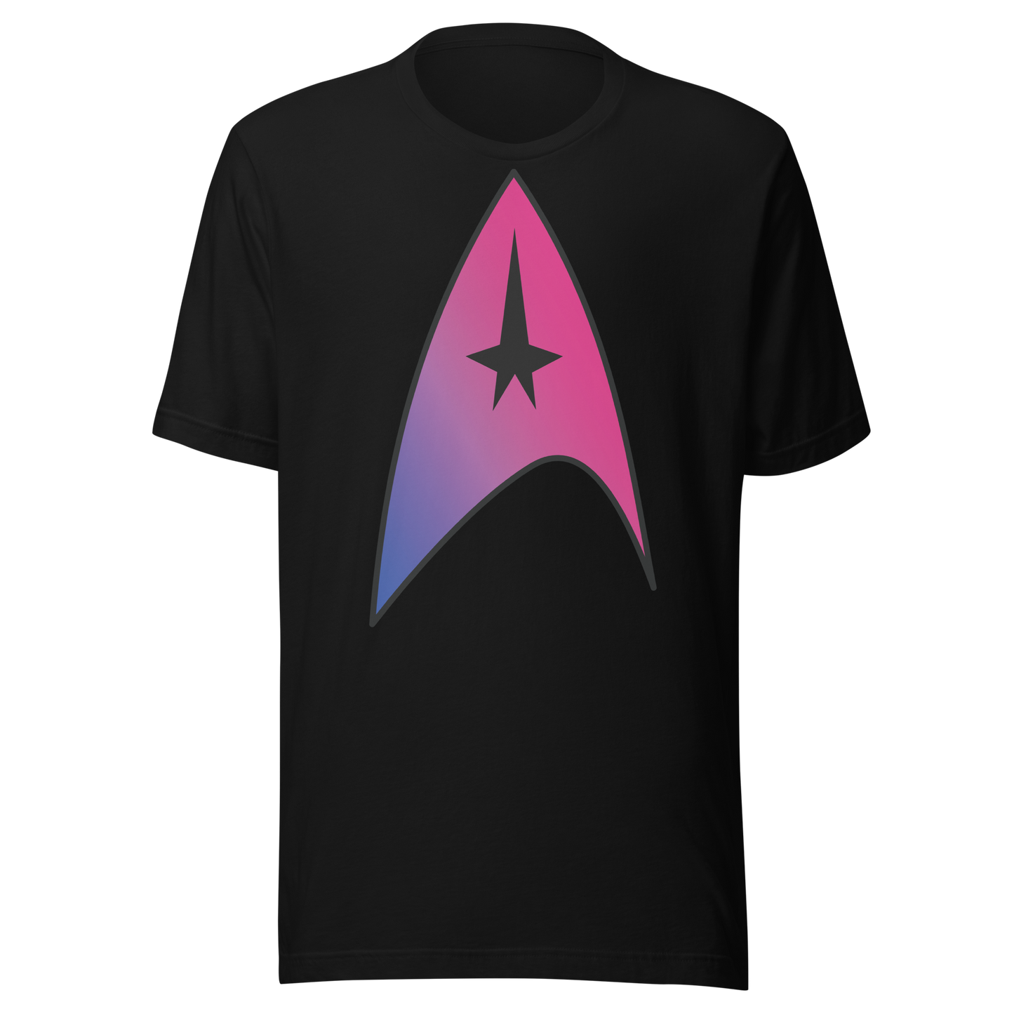 Starfleet Insignia - Bisexual Pride Unisex t-shirt