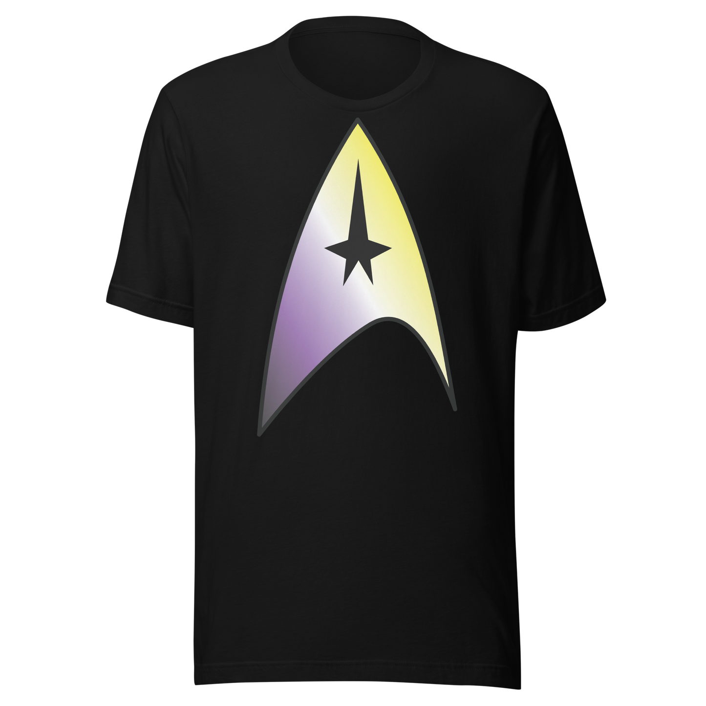 Starfleet Insignia - Non-binary Pride Unisex t-shirt