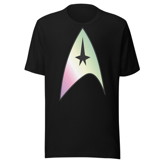 Starfleet Insignia - Genderfae Pride Unisex t-shirt