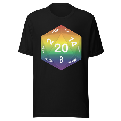 Pride Dice - Rainbow Unisex t-shirt