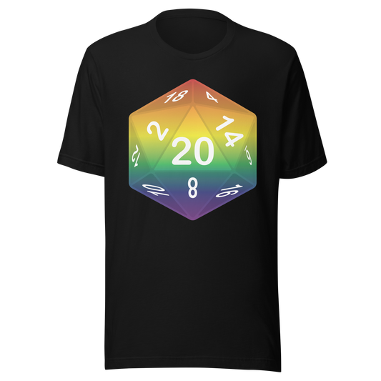 Pride Dice - Rainbow Unisex t-shirt