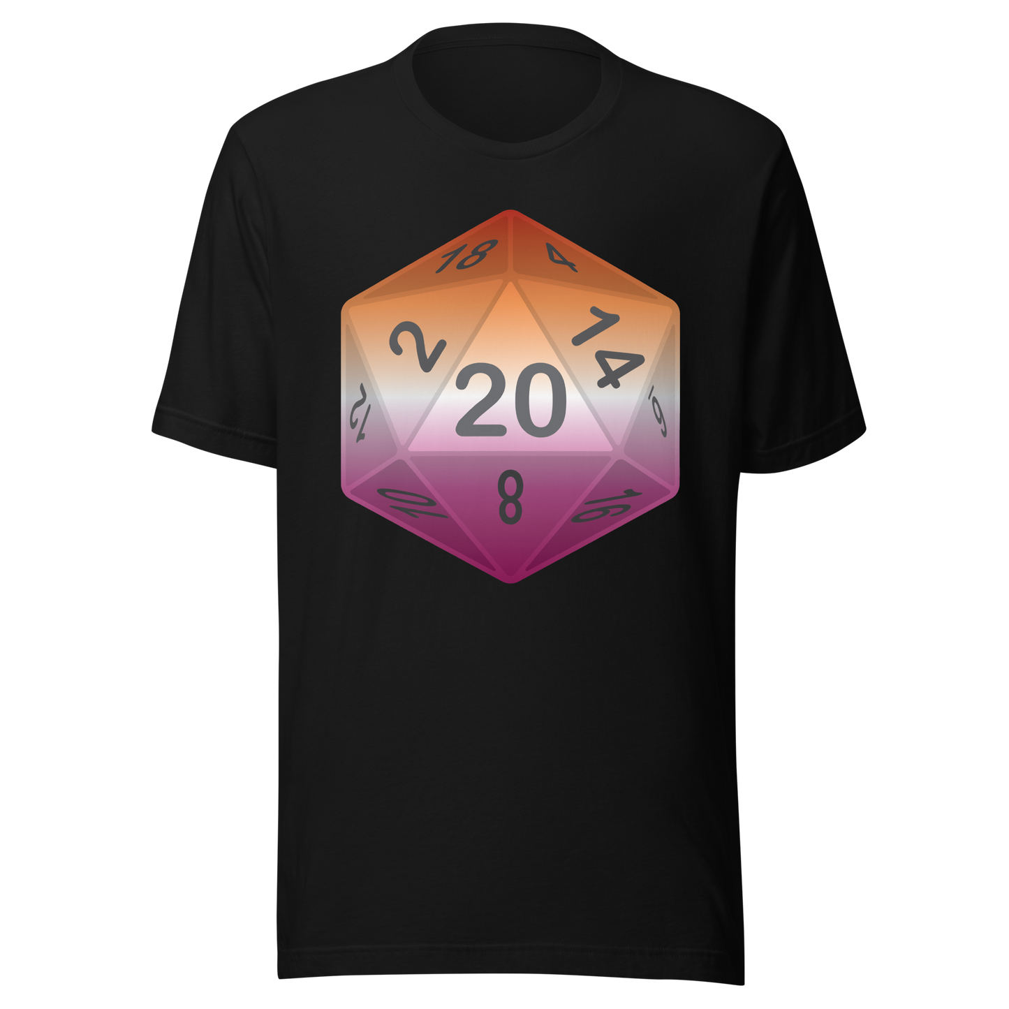 Pride Dice - Lesbian Unisex t-shirt