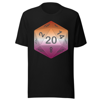 Pride Dice - Lesbian Unisex t-shirt