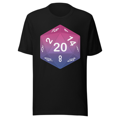 Pride Dice - Bisexual Unisex t-shirt