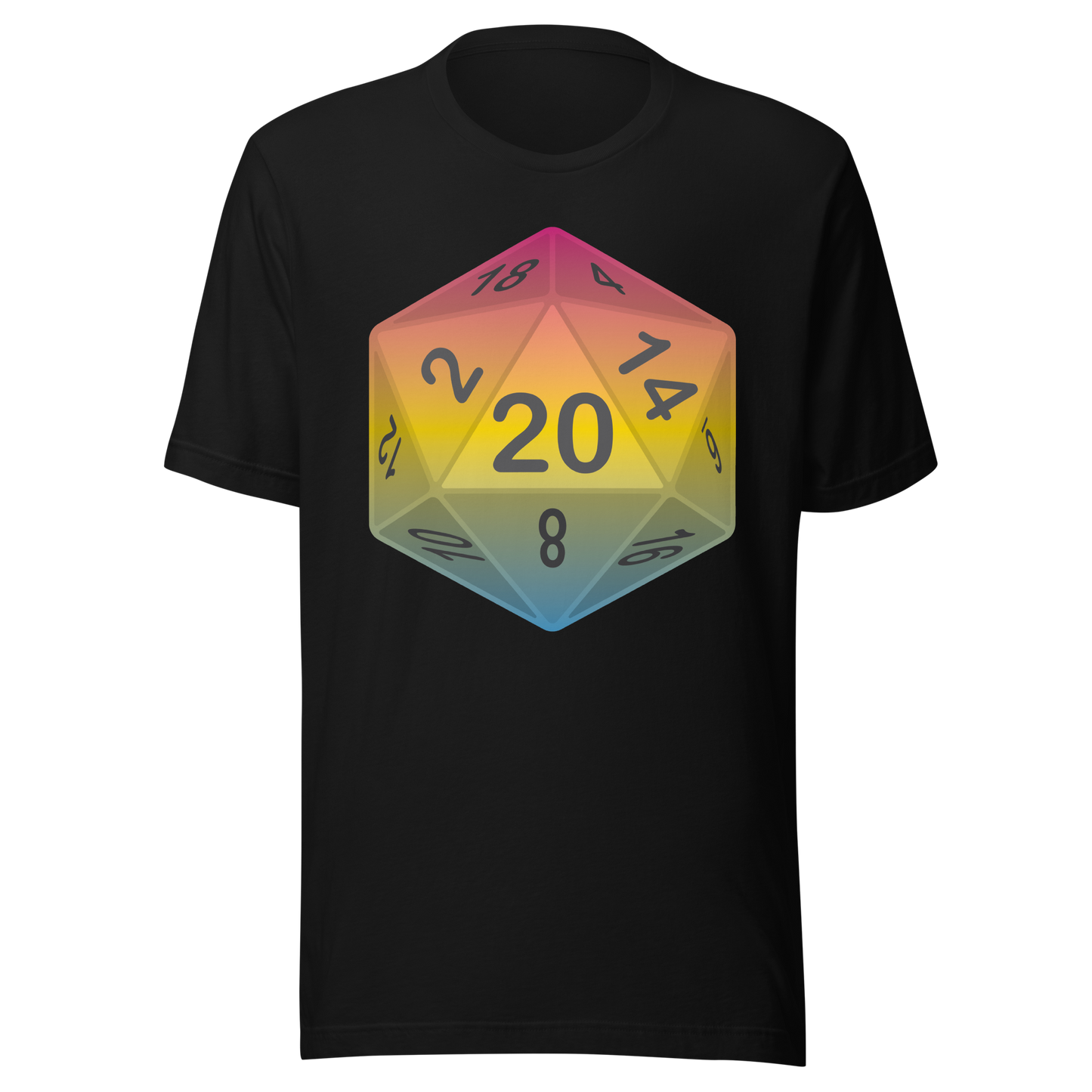 Pride Dice - Pansexual Unisex t-shirt