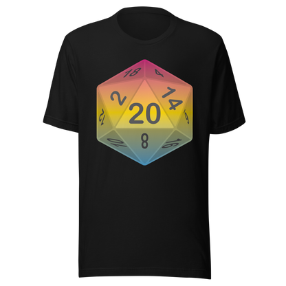 Pride Dice - Pansexual Unisex t-shirt